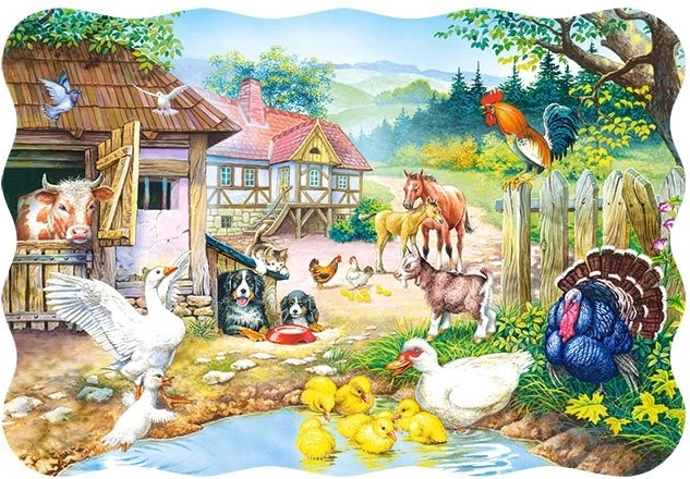 Puzzle pour enfants Ferme 30 pièces