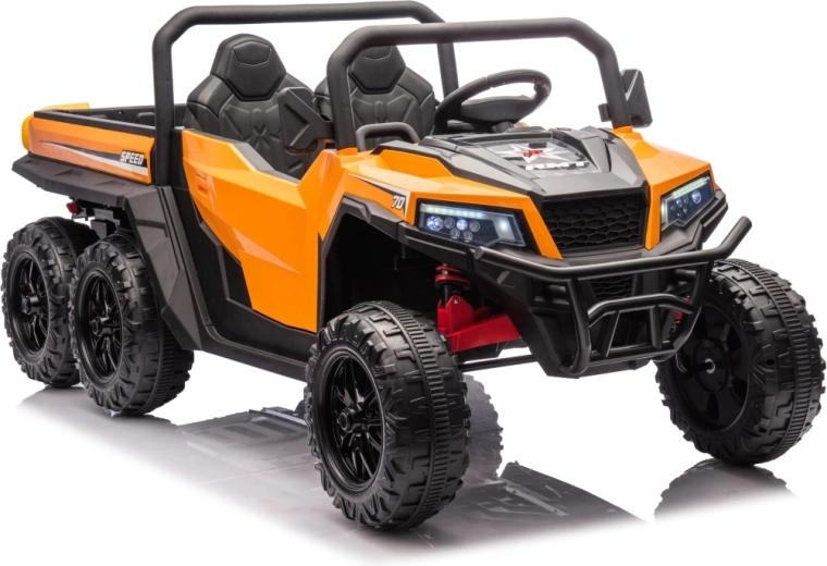 Stabilité exceptionnelle grâce aux 6 roues et aux pneus EVA