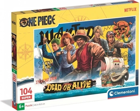 Clementoni Super Color One Piece (Netflix) puzzle – 104 pieces