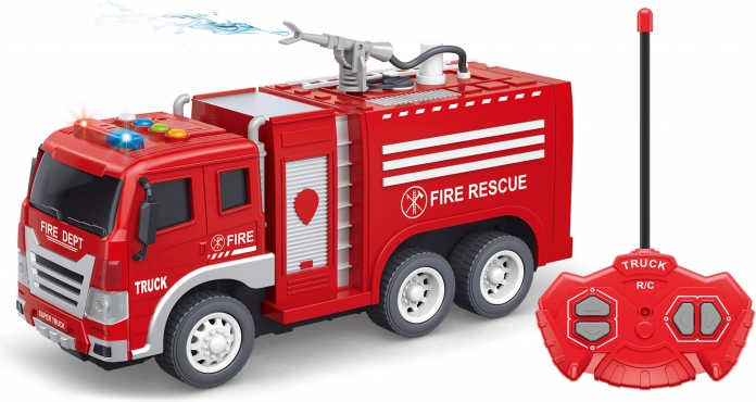 RC Fire Truck with Effects Remote Control 27.5 cm