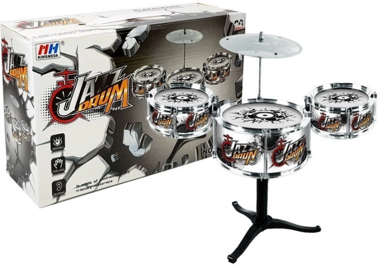 Kinder drumstel 3 trommels met bekkentje
