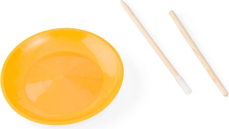 Tweedelige houten stok voor zekere grip