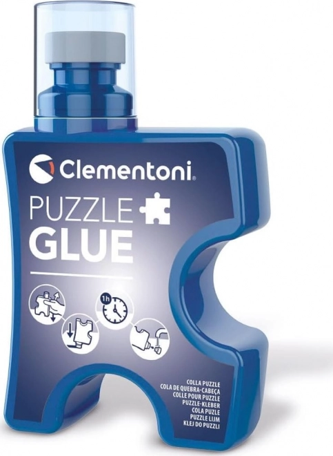 Colle pour puzzles CLEMENTONI 200 ml avec applicateur pinceau