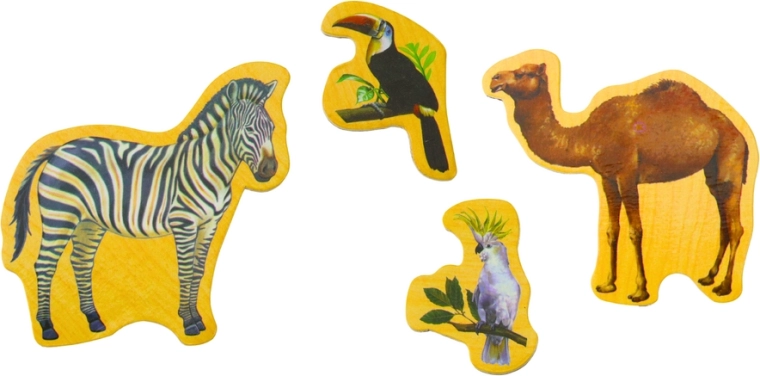 Robuuste houten uitvoering voor kleine handjes