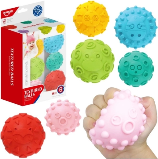 Ballons sensoriels souples – lot de 6 pièces