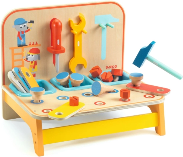 Conception en bois sûre et couleurs vives