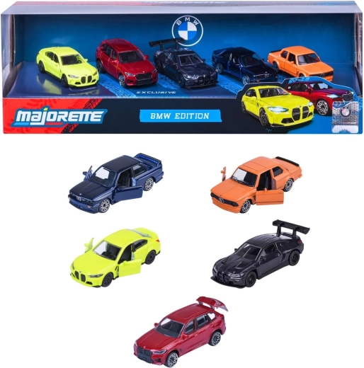 Majorette BMW Edition gift set of 5 die-cast cars