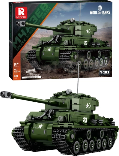 M4A3E8 Sherman Tank Building Set World of Tanks 1:48 (839 pieces)