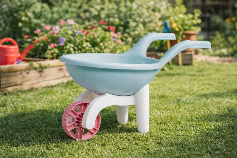 Durable recycled plastic in pastel colors