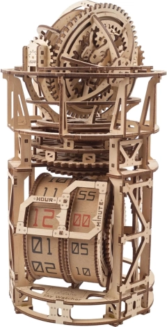 Ugears houten mechanisch model uurwerk met tourbillon