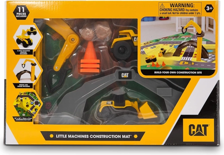Play mat like a real construction site