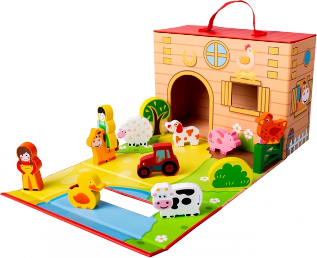 BINO mallette de voyage avec animaux – ferme