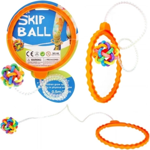 Ballon sauteur Skipper avec poignée au design football