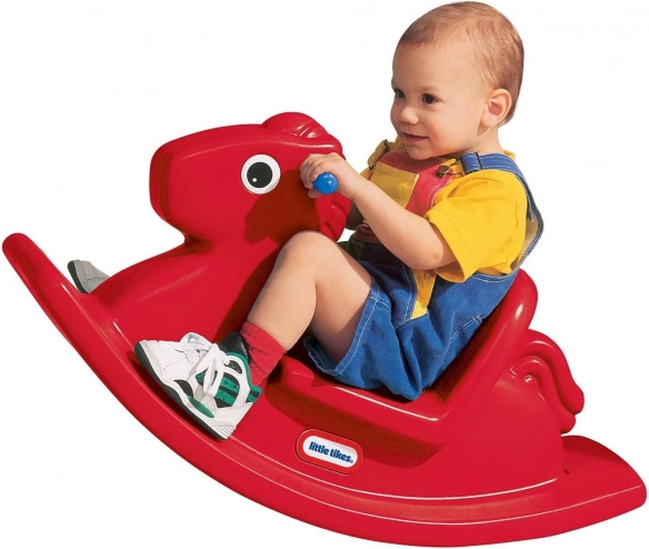 Cheval à bascule rouge Little Tikes