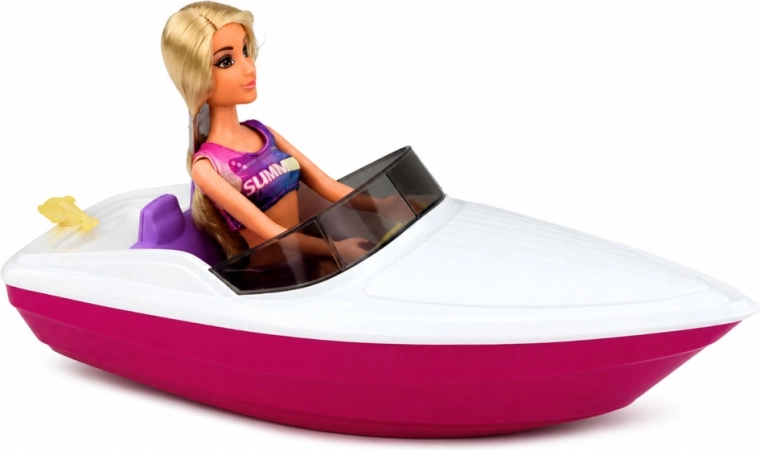 Grote motorboot voor realistisch spel