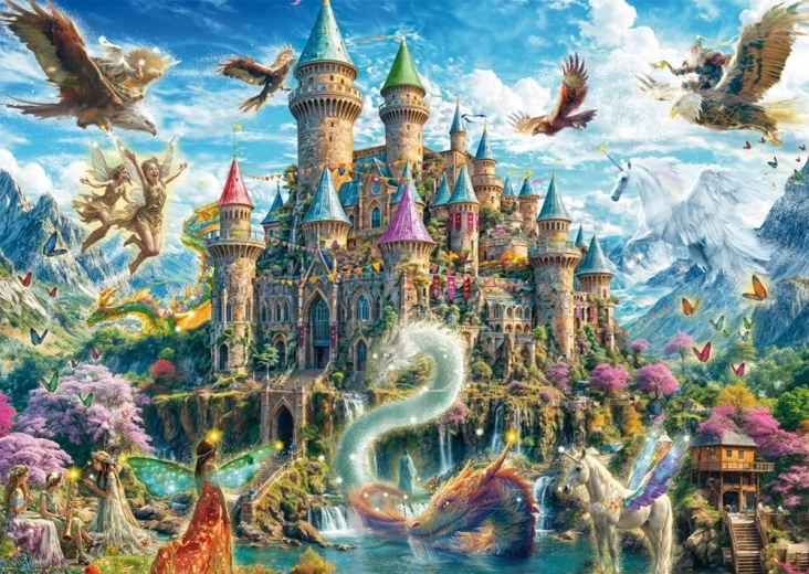 Puzzle Château féerique 1000 pièces