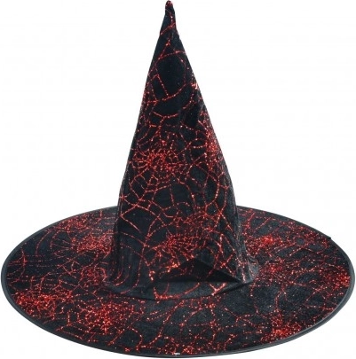 Wizard hat for adults black-purple