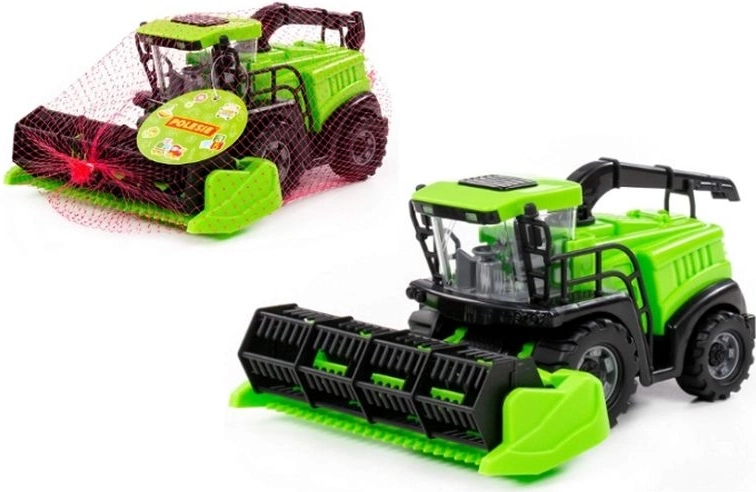 Polesie No. 1 children's combine harvester with flywheel drive, green