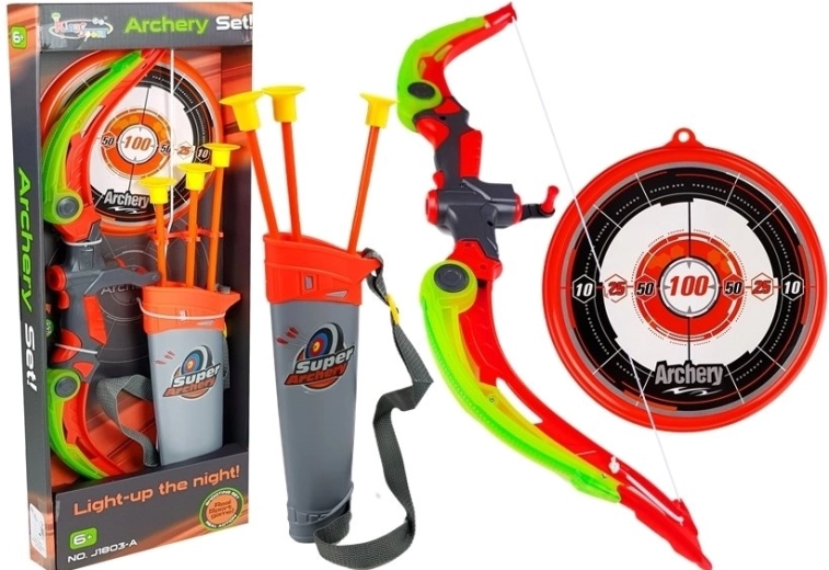 Bow with Shield + 3 Suction Cup Arrows Green