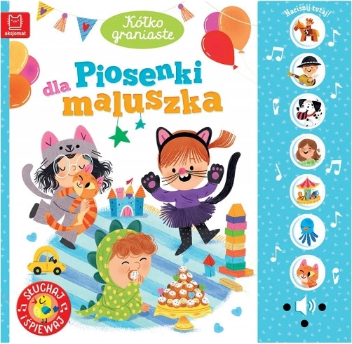 Petit rond carré – Chansons pour les tout-petits (livre interactif avec sons)