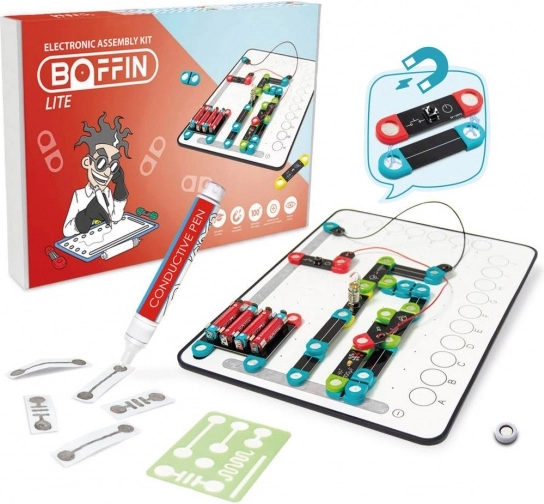 Boffin Magnetic Lite – magnetic electronic kit with conductive marker