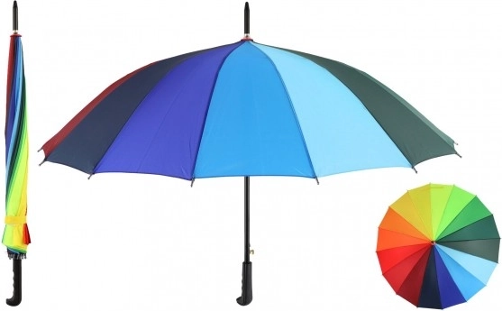 Parapluie coloré à ouverture automatique 78 cm