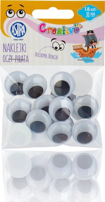 Zelfklevende ogen ASTRA CREATIVO – 20 mm