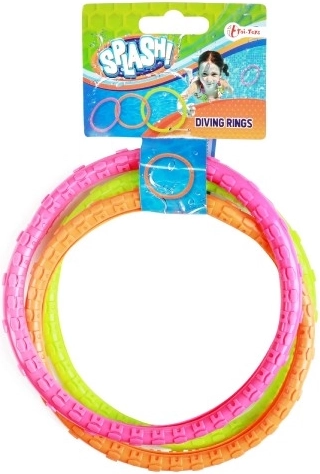 3 anneaux aux couleurs vives pour une meilleure visibilité