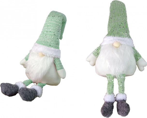 lichtgevende kerstkabouter 40 cm groen