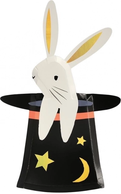 Paper Plates Rabbit in a Hat Abracadabra MERI MERI