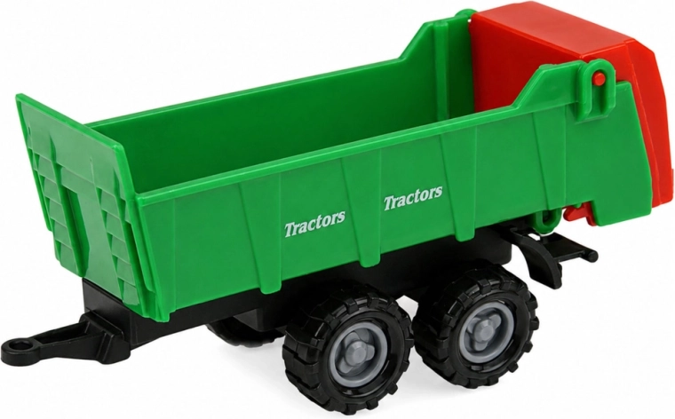 Two trailers for transporting and tipping loads