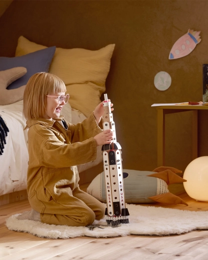 Fusée iconique de 60 cm de hauteur