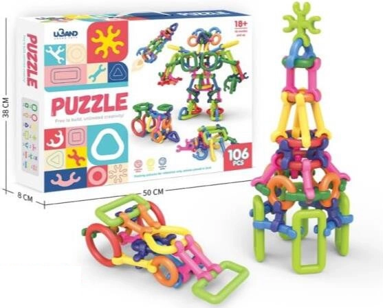 Construction Building Set (106 Pieces)