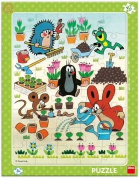 Puzzle Little Mole Gardener 40 Pieces