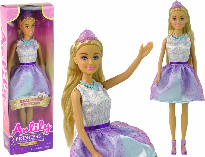 Anlily Princess Doll - Purple Princess