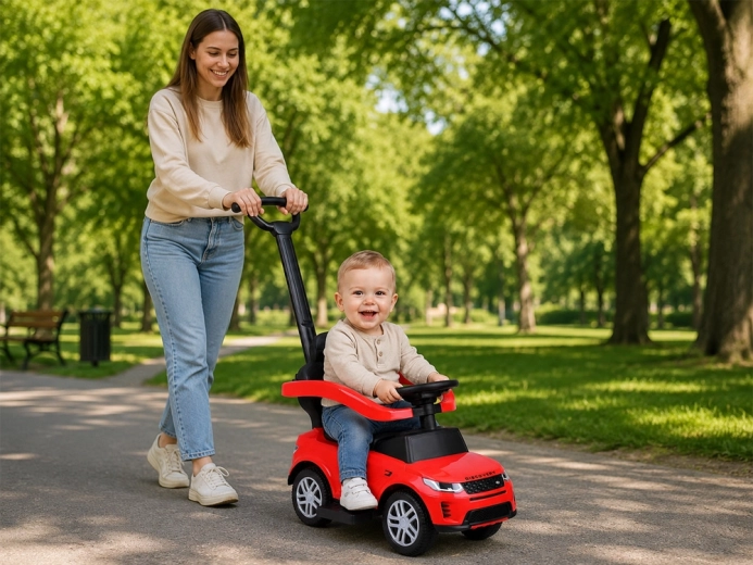 2-in-1 loopauto en duwwagen voor verschillende ontwikkelingsfasen