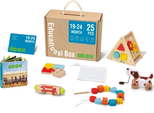 Tooky Toy boîte Montessori XXL 6-en-1 ensemble éducatif 19–24 mois