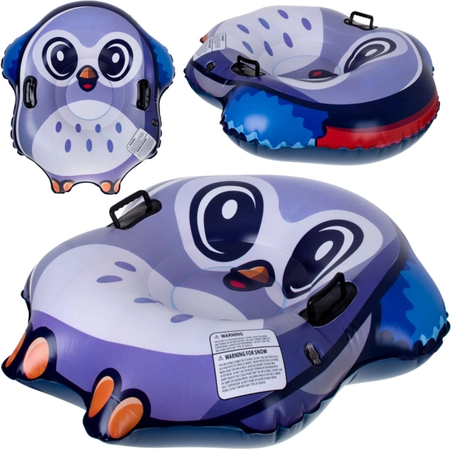 Inflatable snow tube penguin 95 × 103 × 26 cm