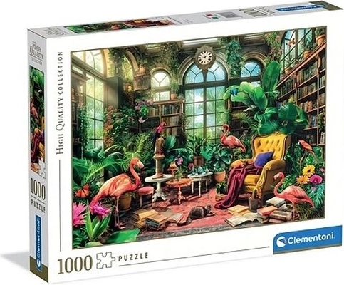 Clementoni puzzel 1000 stukjes The Greenhouse Library