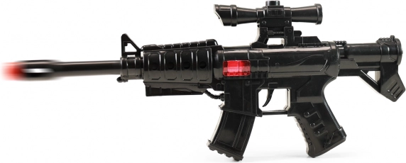 Toy submachine gun for action missions