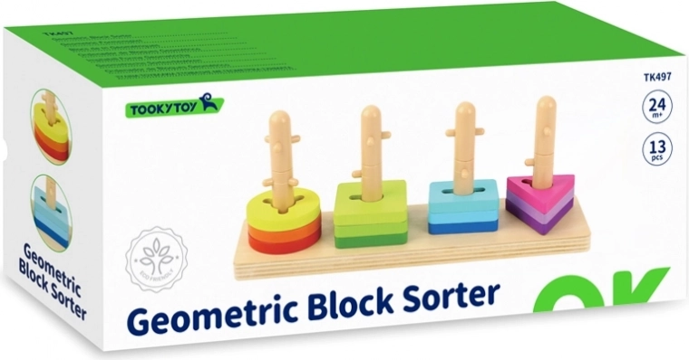 Stabile Holzbasis mit vier Stiften