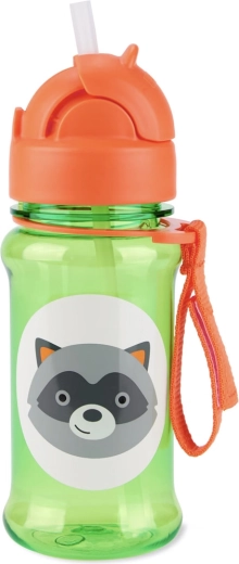 Skip Hop Zoo bouteille en Tritan avec paille raton laveur 355 ml