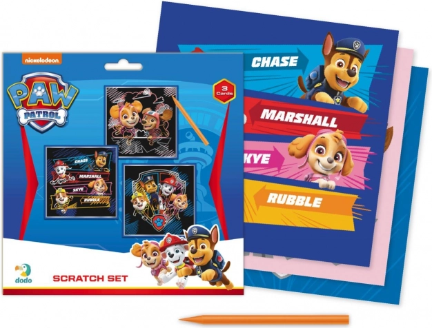 Scratch Art Pictures Paw Patrol Heroes 21 × 21 cm