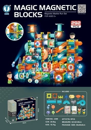 Magnetische Bausteine 292 Teile