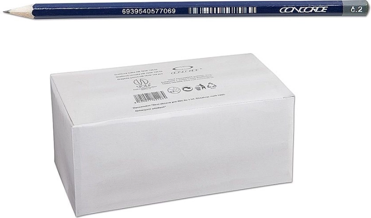 Grafietpotlood HB CONCORDE – voordelige verpakking 144 stuks