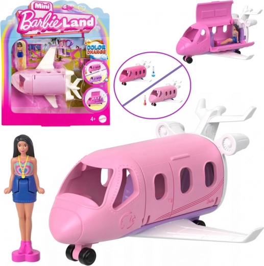 Mattel Mini Barbie Land – Pilot Doll with Airplane