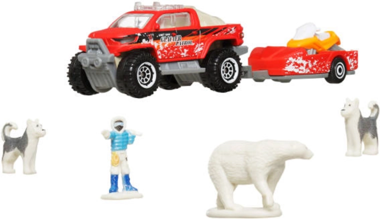 Matchbox Adventure Pack MBX Arctic Explorer – Arctic exploration set with vehicles and figures
