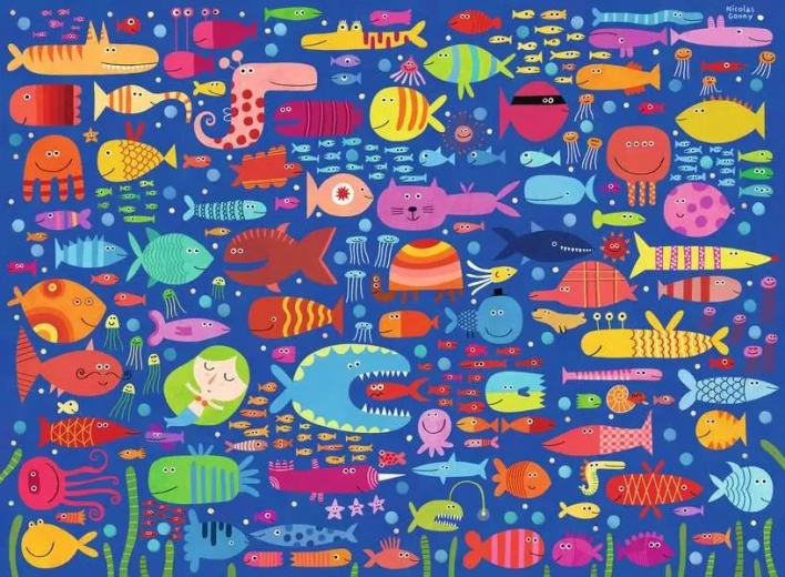 Ravensburger puzzel Visvrienden XXL 200 stukjes