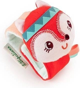 LILLIPUTIENS hochet de poignet Renarde Alice, bruissant et textile pour bébés