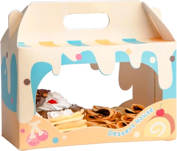 Eenvoudig meenemen en cadeauverpakking voor desserts